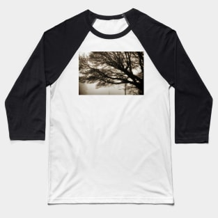 Morning Fog with Tree Baseball T-Shirt